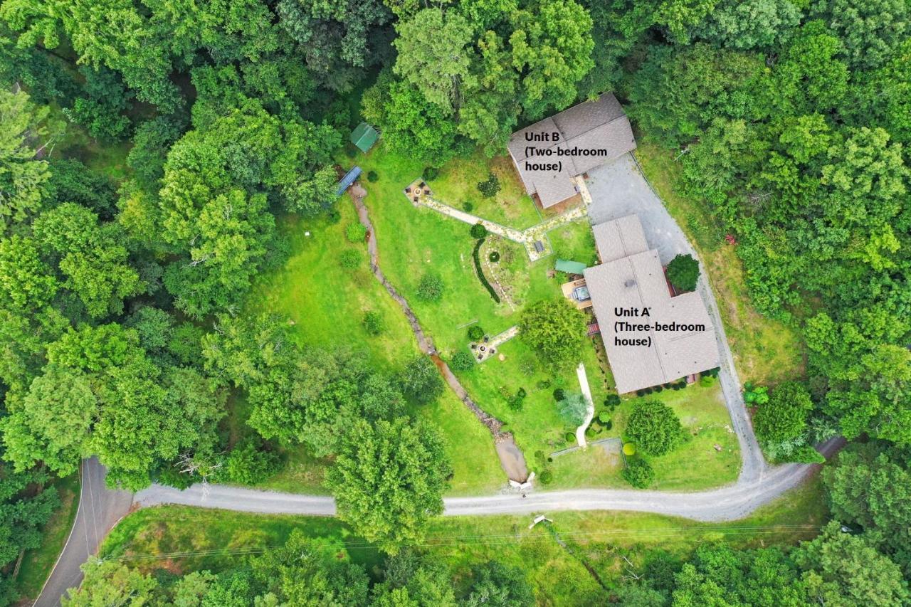 2 Separate Cabins Along A Peaceful Creek With Resort Amenities Ellijay Esterno foto